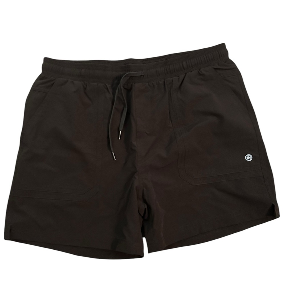 Gradual Mens XL Nylon Workout Shorts Running Jogging Gym Pockets Drawstring Gorp